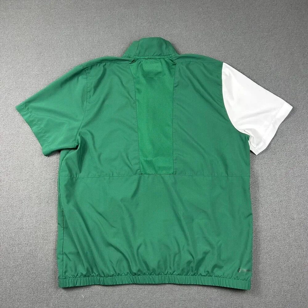 Adidas University of Wisconsin Green Bay Shirt Mens Large Warm Up Aero Ready Zip
